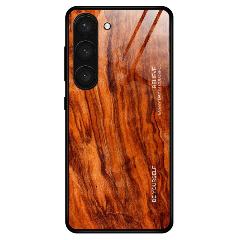 Funda Samsung Galaxy S23 Plus 5G de Vidrio Templado Diseño de Madera