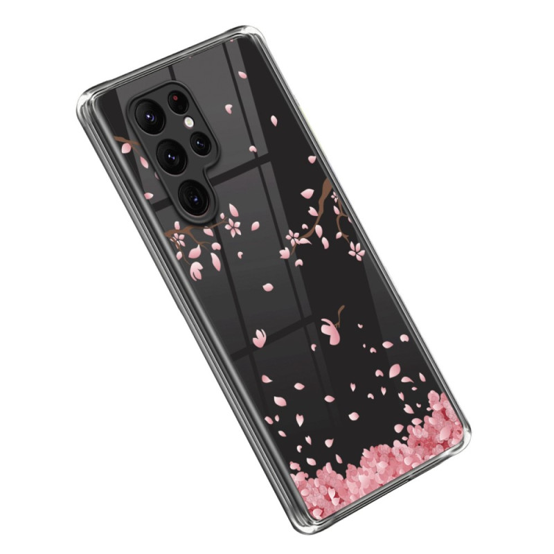 Funda Samsung Galaxy S23 Ultra 5G Flores Rosa
