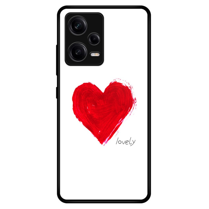 Xiaomi Redmi Nota 12 Pro Hard Cover Corazón de vidrio