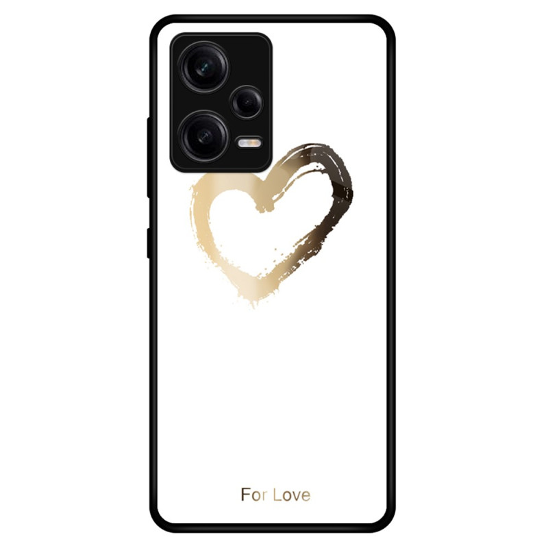 Xiaomi Redmi Nota 12 Pro Hard Cover Corazón de vidrio