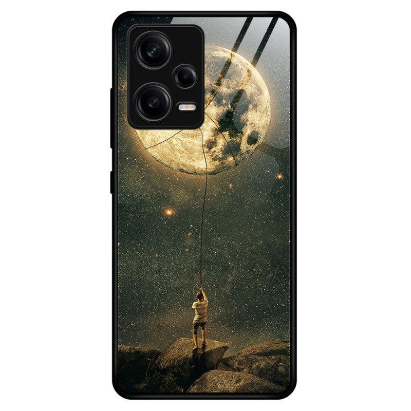 Funda Xiaomi Redmi Note 12 Pro de cristal empapado Moon Man
