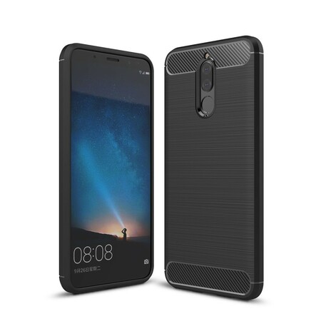 Funda de fibra de carbono cepillada para el Huawei Mate 10 Lite