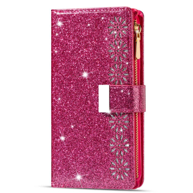 Funda Xiaomi 13 Pro Lentejuelas Cartera con cremallera