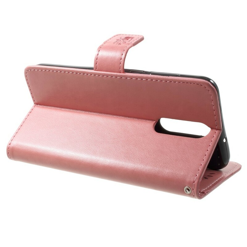 Funda Huawei Mate 10 Lite Mariposas y flores con colgante