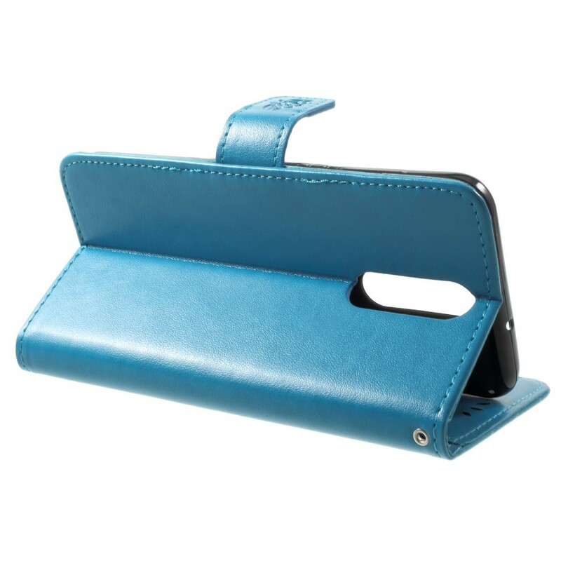 Funda Huawei Mate 10 Lite Mariposas y flores con colgante