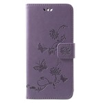 Funda Huawei Mate 10 Lite Mariposas y flores con colgante