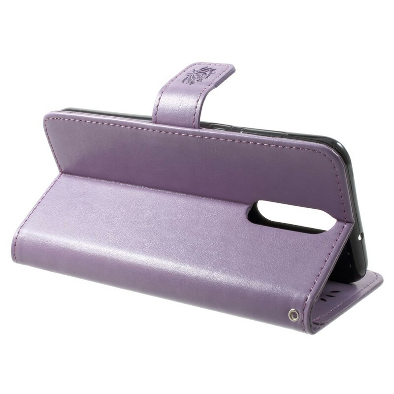 Funda Huawei Mate 10 Lite Mariposas y flores con colgante