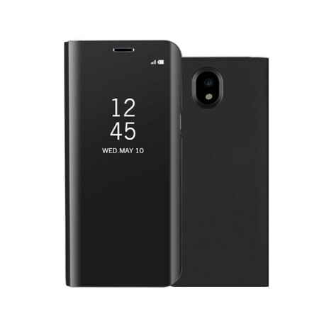 Funda abatible Samsung Galaxy J3 2017 efecto espejo y cuero