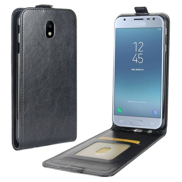 Funda plegable efecto piel para Samsung Galaxy J3 2017