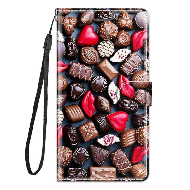 Funda Xiaomi 12 / 12X Lanyard de chocolate