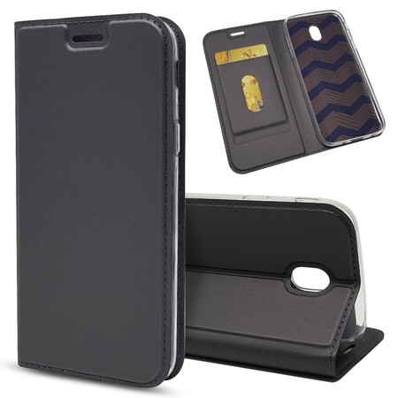 Flip Cover Samsung Galaxy J3 2017 Premium Efecto Cuero