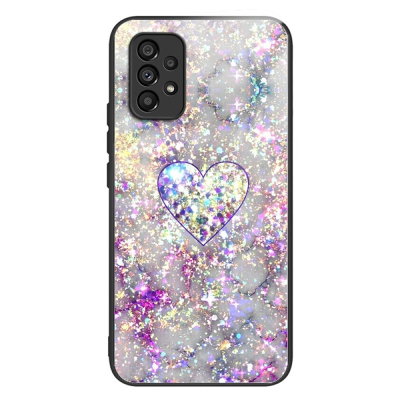 Samsung Galaxy A53 5G Hard Cover Glitter Corazón