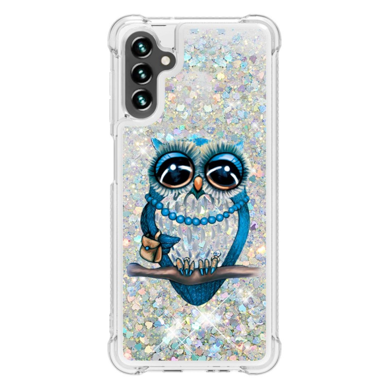 Funda Samsung Galaxy A54 5G Glitter Miss Owl