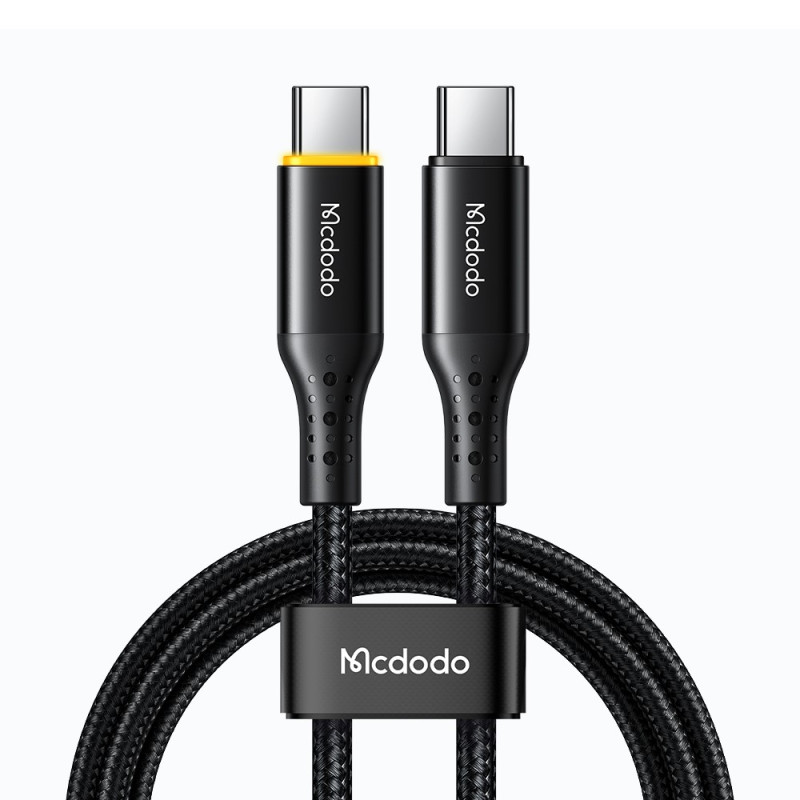 MCDODO Cable de carga USB-C a USB-C puntas