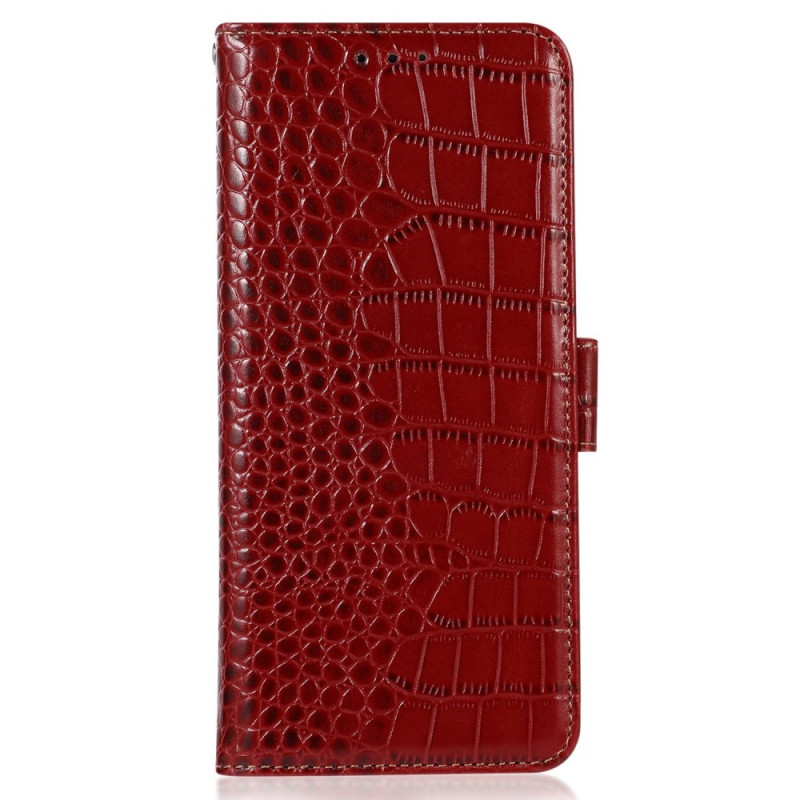 Funda RFID estilo cocodrilo Honor Magic 5 Lite 5G / X9a