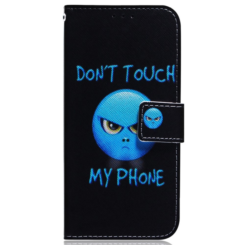 Funda Samsung Galaxy A34 5G Emoji No toques mi teléfono