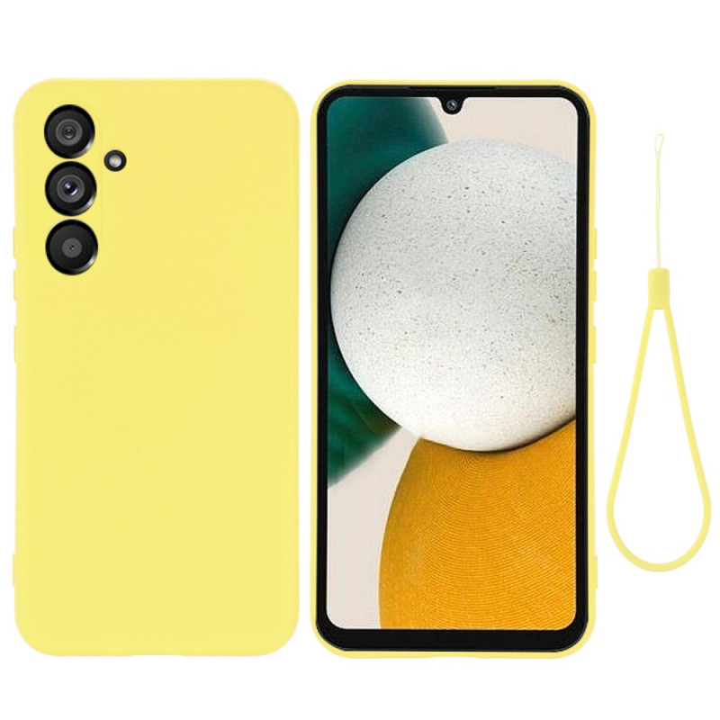 Funda Samsung Galaxy A34 5G de silicona líquida con colgante