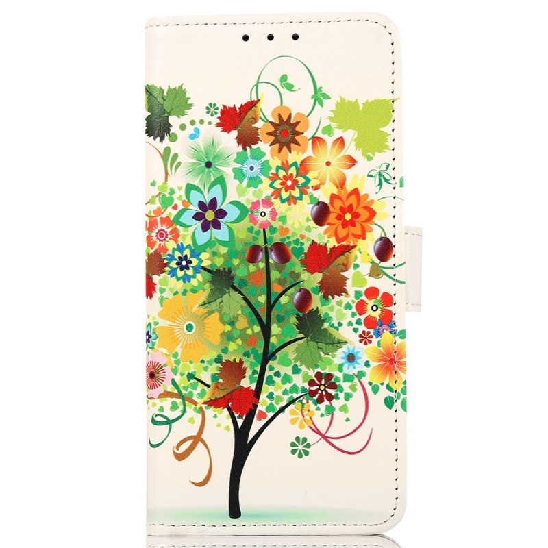 Funda Xiaomi Redmi Note 12 4G de árbol con follaje de colores