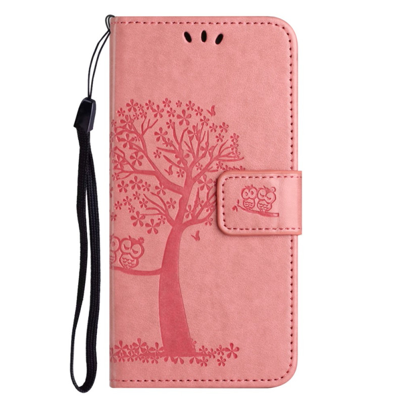 Xiaomi Redmi Note 12 4G Funda con colgante
 de árbol y búho