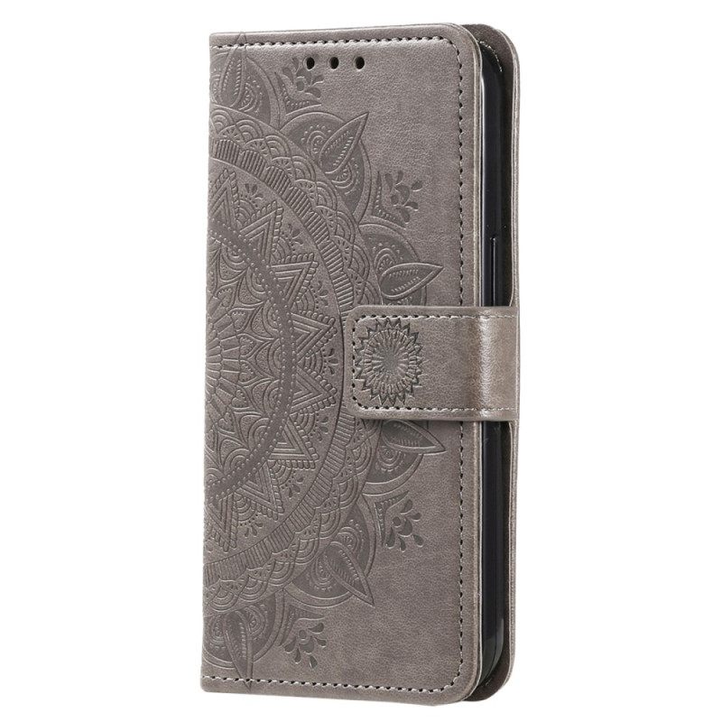 Housse Xiaomi Redmi Note 12 4G Mandala Soleil avec Lanière