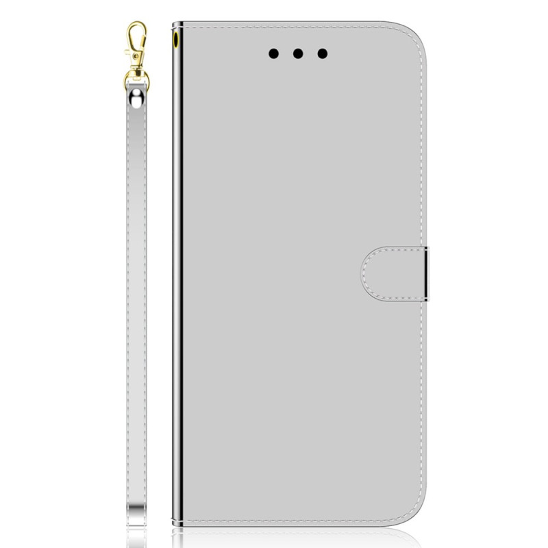 Funda Xiaomi Redmi Note 12/Poco X5 5G de piel sintética espejada con colgante