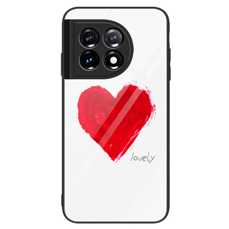 Funda OnePlus 11 5G de cristal templado Corazón