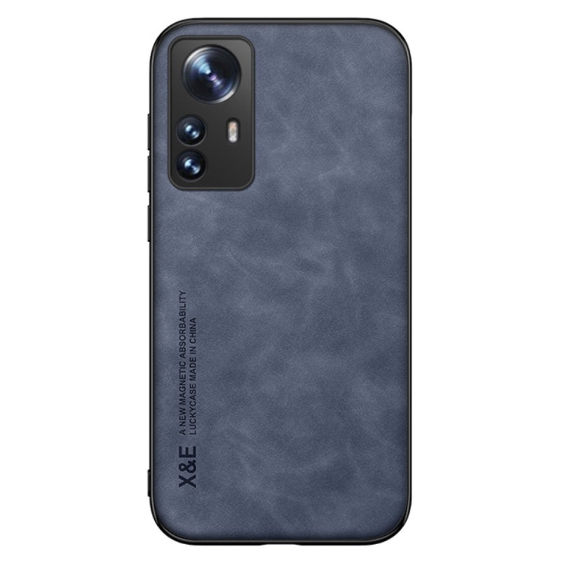 Xiaomi 12 / 12X / 12S Funda de Piel Efecto Cuero X&E