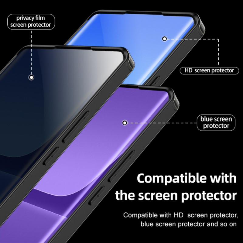 Funda para Xiaomi 13 Ultra (6.73 ), con [ 2 x Protector de pantalla de  vidrio], KJYF Soporte de anillo giratorio de 360 ° Cubierta protectora