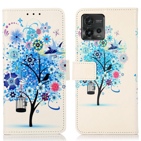 Housse Moto G72 Arbre Coloré