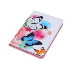 Funda iPad Mini 3 / 2 / 1 Mariposas y flores pintadas