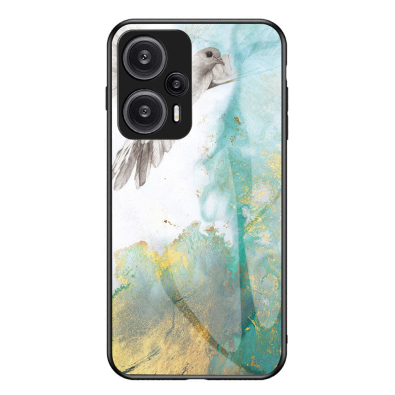 Funda Poco F5 Marble de cristal templado

