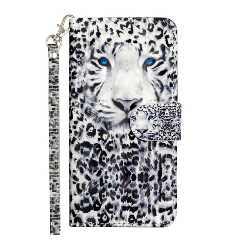 Funda con colgante
 de leopardo para Google Pixel 7A