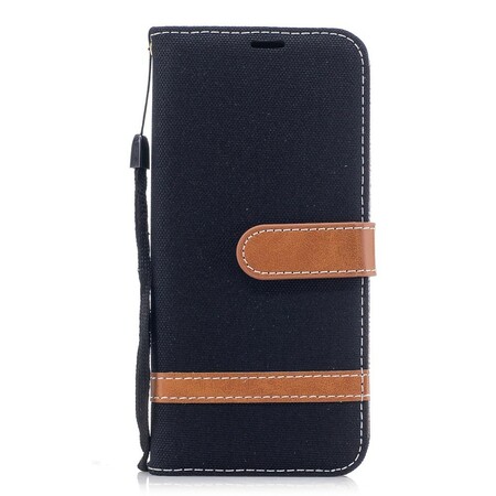 Funda Samsung Galaxy A8 2018 efecto tela y piel