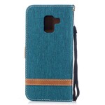 Funda Samsung Galaxy A8 2018 efecto tela y piel Funda Samsung Galaxy A8 2018 efecto tela y piel