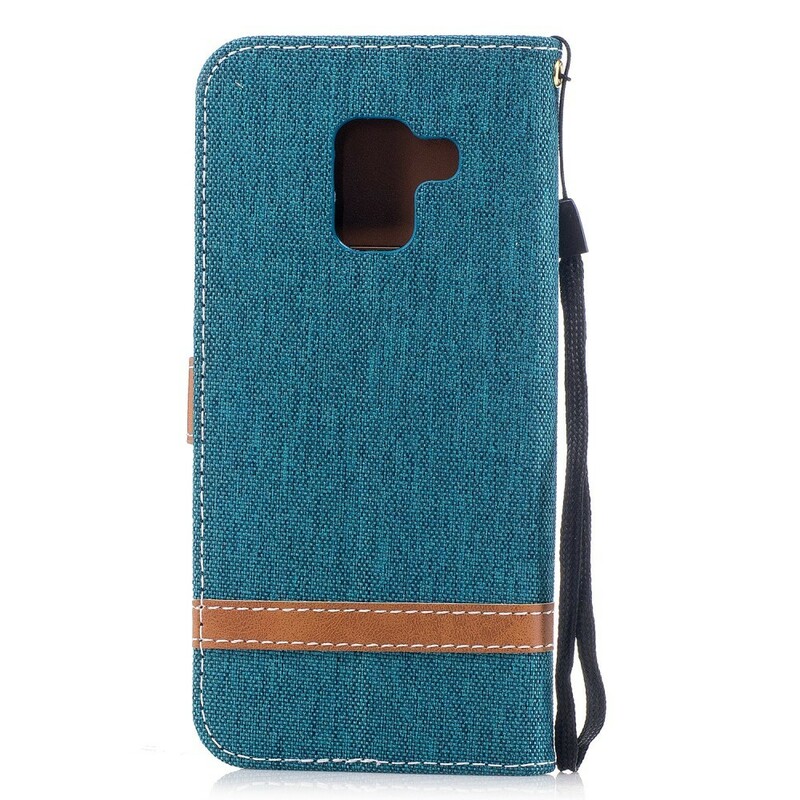 Funda Samsung Galaxy A8 2018 efecto tela y piel Funda Samsung Galaxy A8 2018 efecto tela y piel