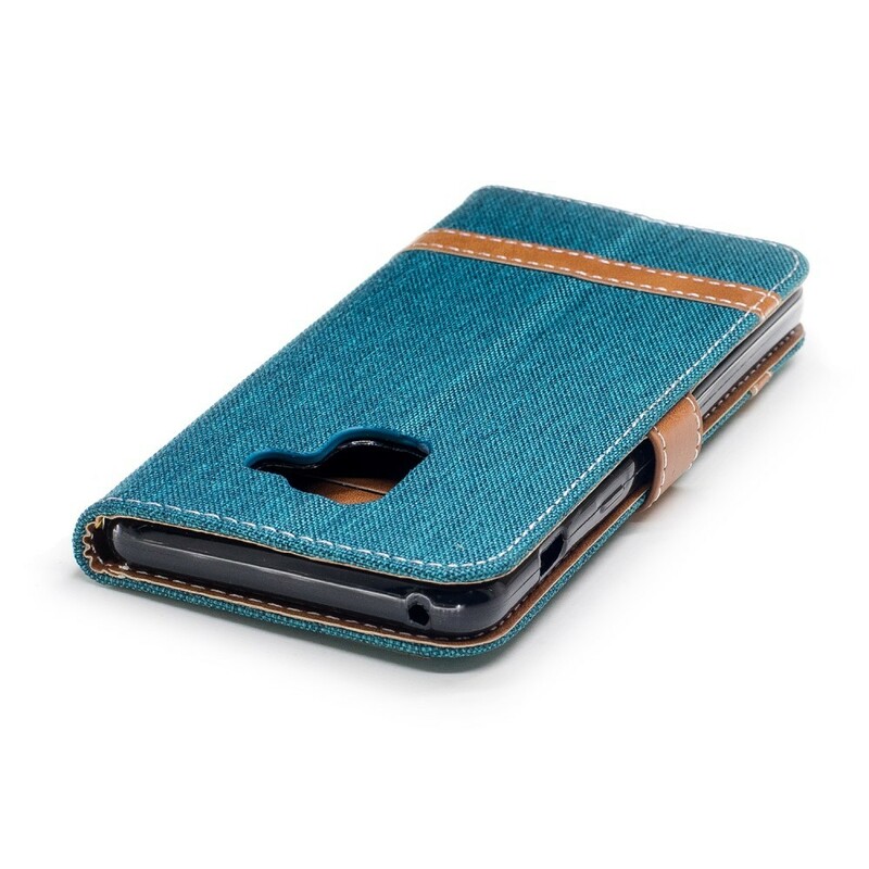 Funda Samsung Galaxy A8 2018 efecto tela y piel Funda Samsung Galaxy A8 2018 efecto tela y piel