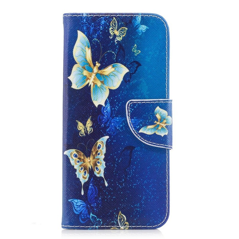 Funda Samsung Galaxy A8 2018 Mariposas en la noche