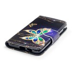 Funda para el Samsung Galaxy A8 2018 Magic Butterfly