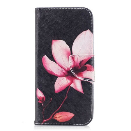 Funda para el Samsung Galaxy A8 2018 Flor Rosa