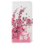 Funda Samsung Galaxy A8 2018 Flores tropicales