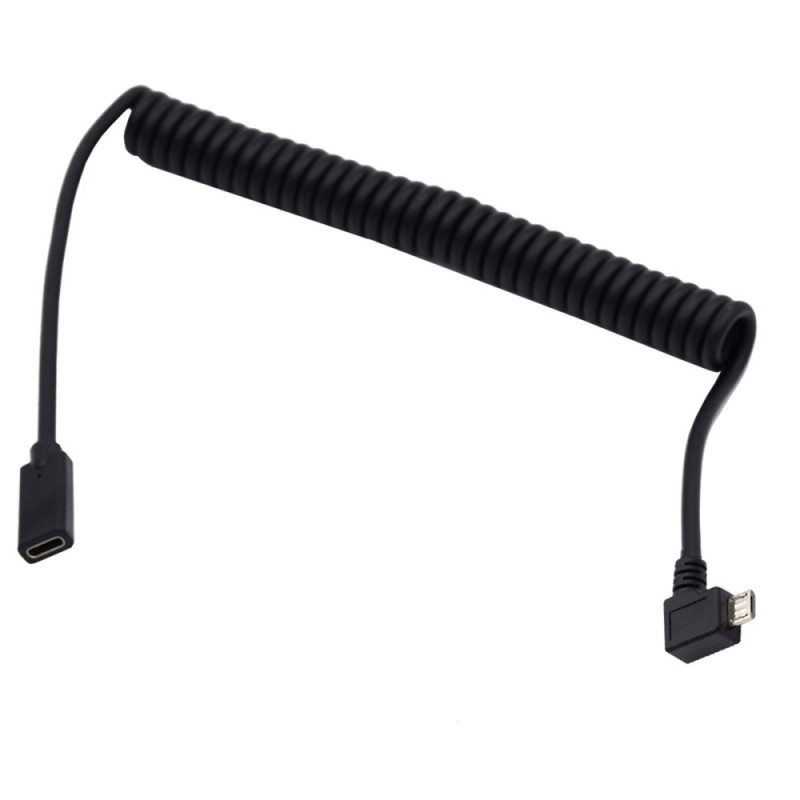 Cable extensible de puertos USB-C hembra a micro USB macho