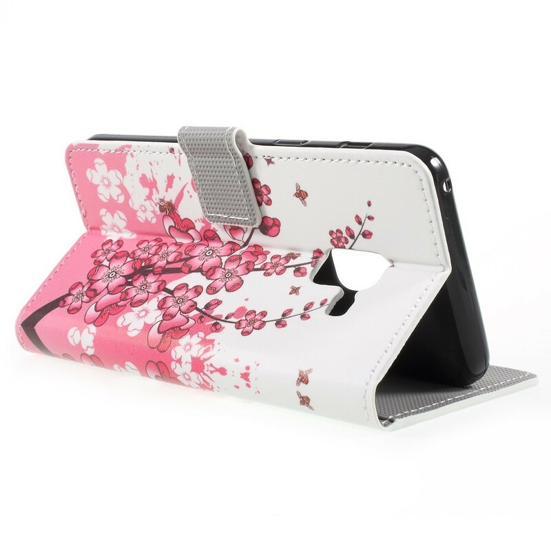 Funda Samsung Galaxy A8 2018 Flores tropicales