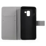 Funda Samsung Galaxy A8 2018 Flores tropicales