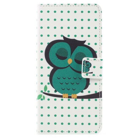 Funda para el Samsung Galaxy A8 2018 Búho dormido