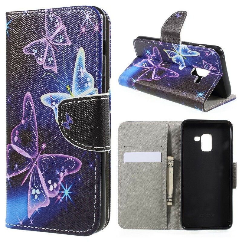 Funda Samsung Galaxy A8 2018 Mariposas
