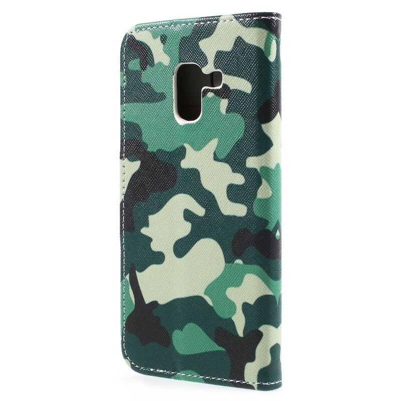 Funda Samsung Galaxy A8 2018 de camuflaje militar