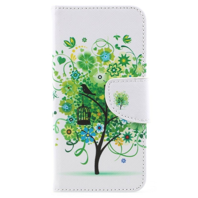 Funda Samsung Galaxy A8 2018 Árbol de flores