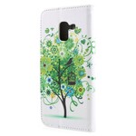 Funda Samsung Galaxy A8 2018 Árbol de flores