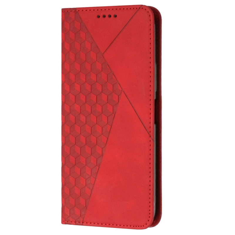 Flip Cover Xiaomi Redmi 12C Estilo de cuero 3D Patrón