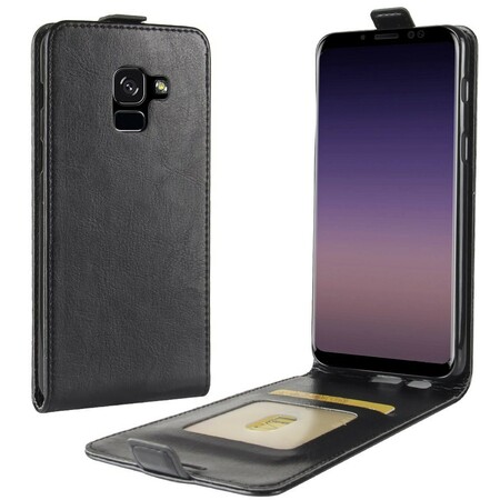 Funda plegable con efecto piel para el Samsung Galaxy A8 2018